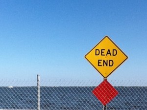 dead end